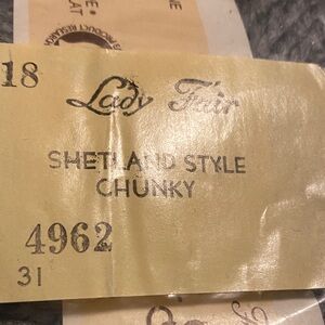 Vintage Eaton store, Lady Fair Shetland Style Chunky Yarn